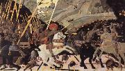 UCCELLO, Paolo The battle of San Romano oil on canvas